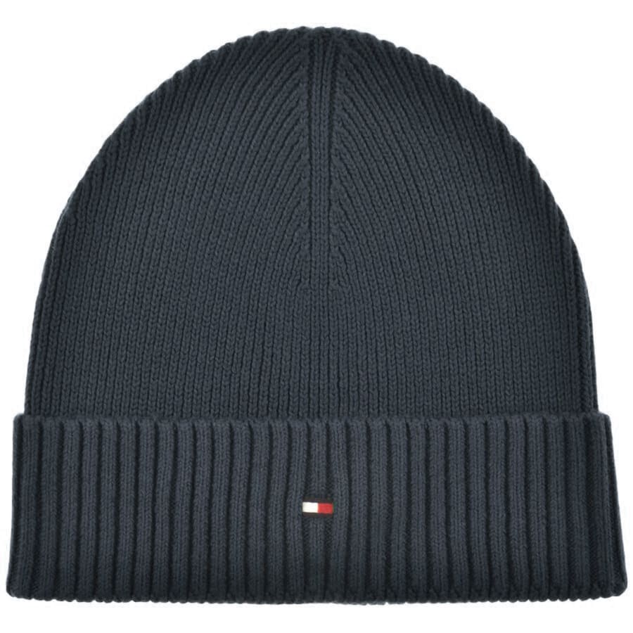 Tommy Hilfiger Flag Pima Cotton Beanie Blue